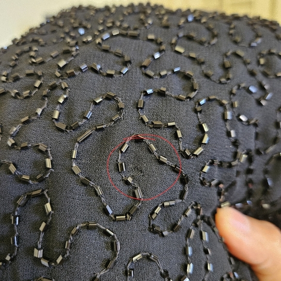 Vintage Beaded Y2K Night Out Dress Size Medium - Picture 10 of 10